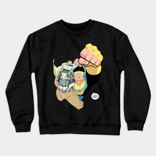 invincible stckr Crewneck Sweatshirt